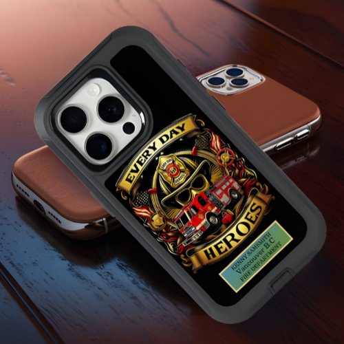 Firefighter Heroes Design iPhone 15 Pro Case