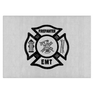 Firefighter Home Cutting Board