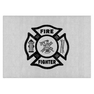 Firefighter Home Cutting Board