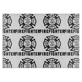 Firefighter Home Cutting Board