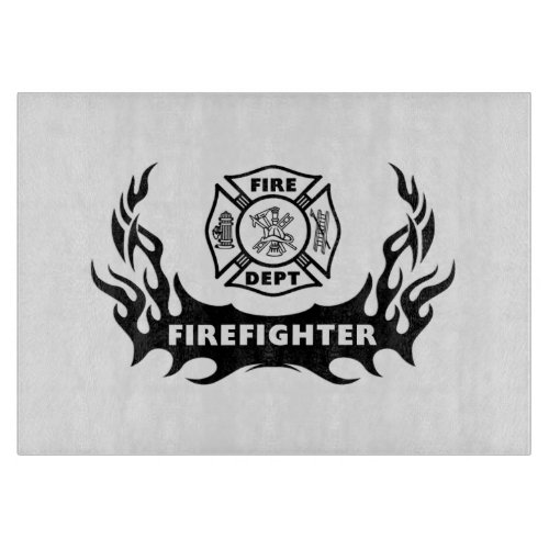 Firefighter Home Cutting Board