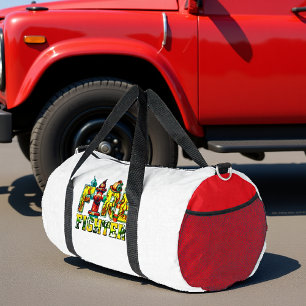 Firefighter Hydrant Helmet Radio Art Duffle Bag