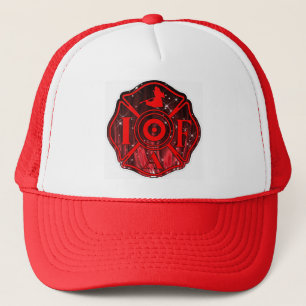 FIREFIGHTER. IAFF TRUCKER HAT