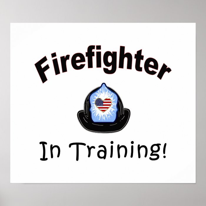 Firefighter In Training Print