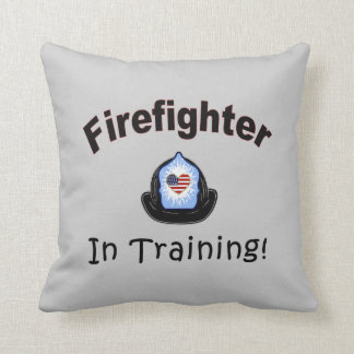 Firefighter In Training Throw Pillow