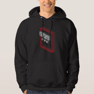Firefighter Job Title Appreciation Retro Hoodie