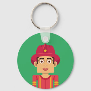 Firefighter Keychain
