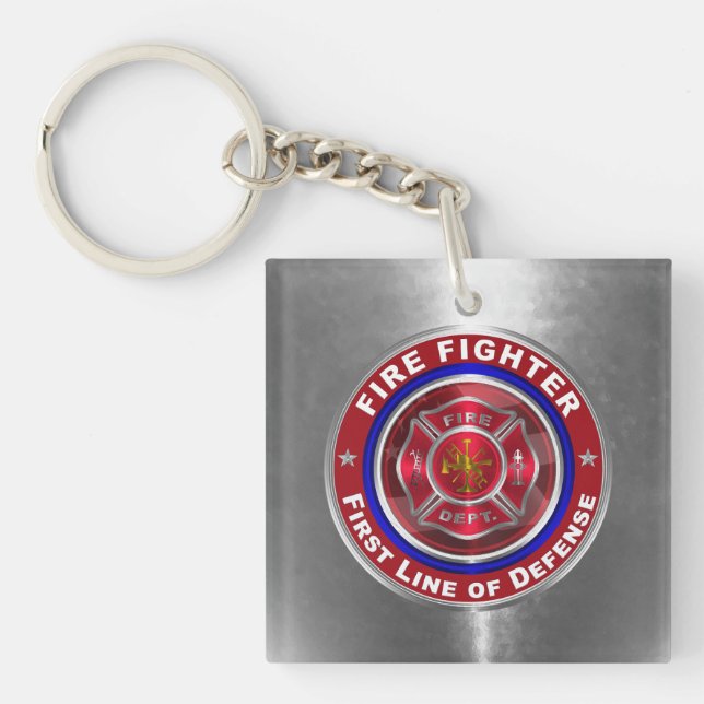 Firefighter  keychain (Front)