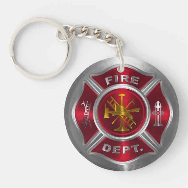 Firefighter  keychain (Front)