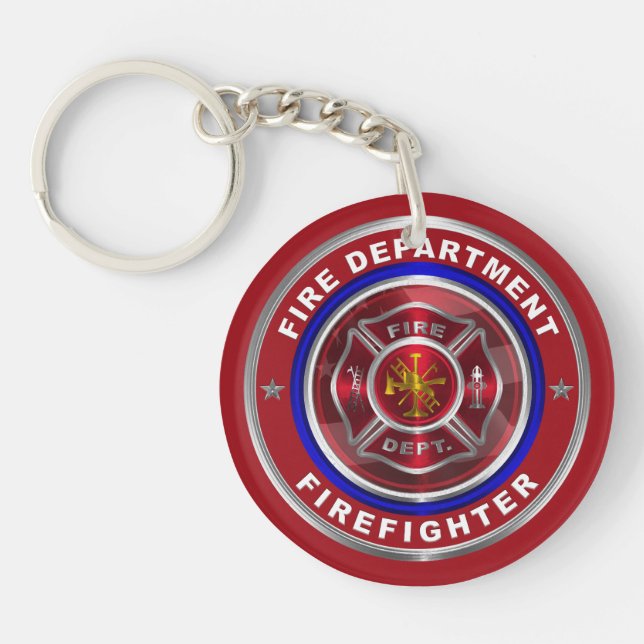 Firefighter  keychain (Front)