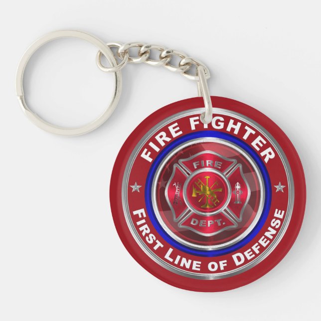 Firefighter  keychain (Front)
