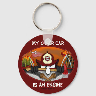 Firefighter Kilroy Keychain