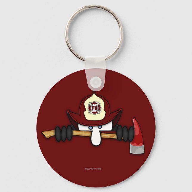 Firefighter Kilroy Keychain 2 (Front)