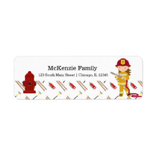 Firefighter Label