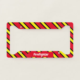 Firefighter License Frame
