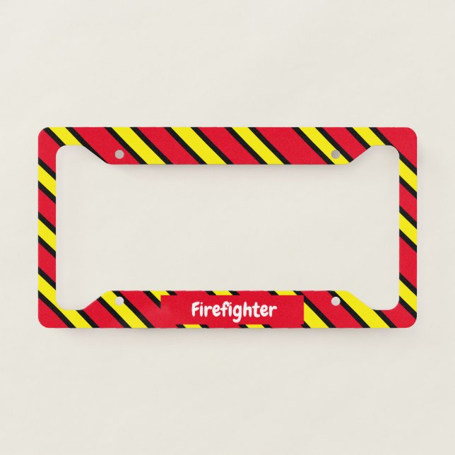 Firefighter License Frame (Front)