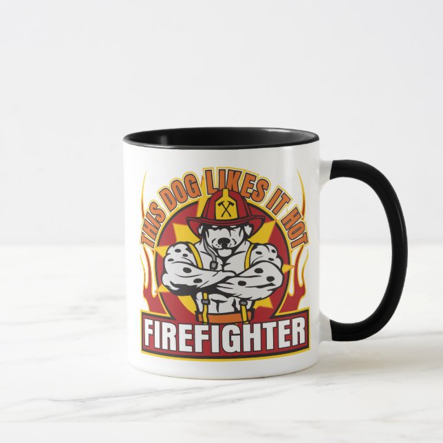 Firefighter Likes it Hot Mug (Right)