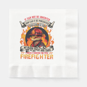 Firefighter Lizards Napkins