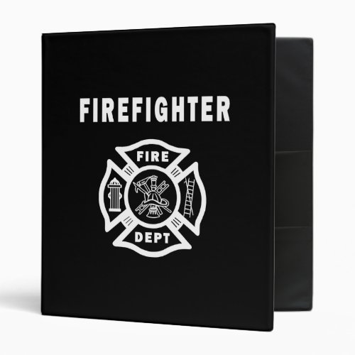 Firefighter Logo Binder