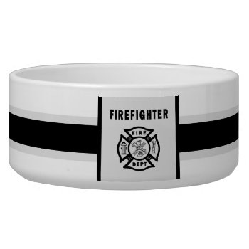 Firefighter Logo     Bowl by bonfirefirefighters at Zazzle