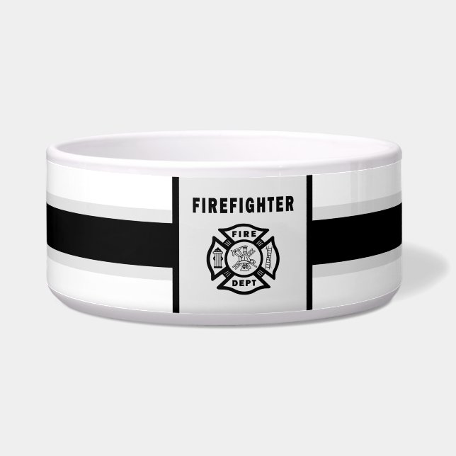 Firefighter Logo     Bowl (Left)