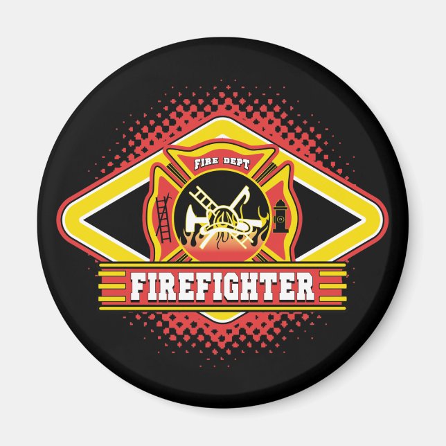 Firefighter Logo Magnet (Front)
