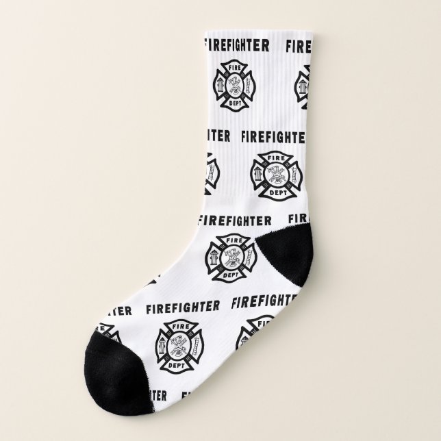 Firefighter Logo Socks (Left Outside)