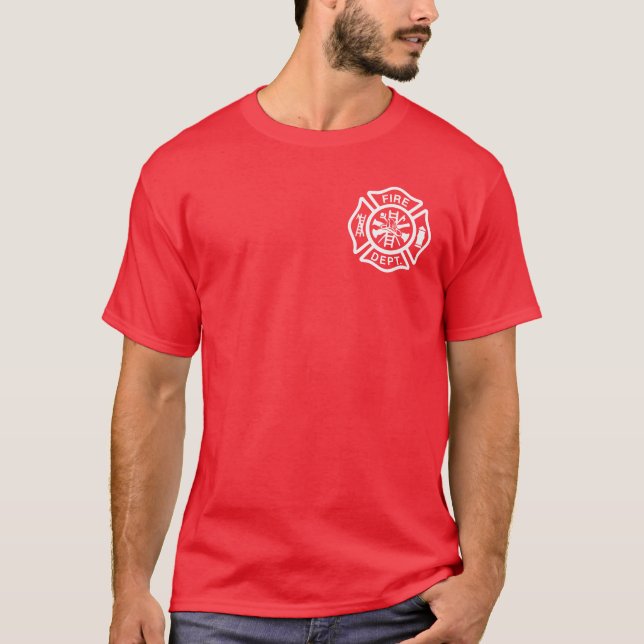  Firefighter Logo  T-Shirt (Front)