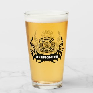 Firefighter Drinking Glasses and Tumblers