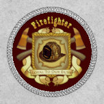 Firefighter Loyal To Duty Shield custom name Patch