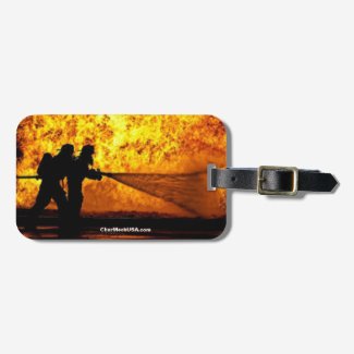 Firefighter Luggage Tag
