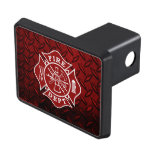 Firefighter Maltese Cross Hitch Cover 2&quot; Receiver at Zazzle
