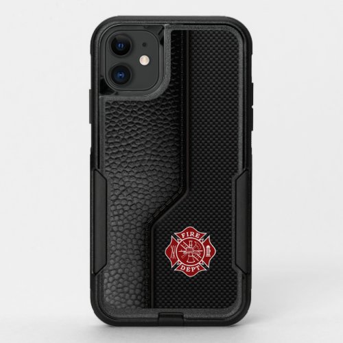 Firefighter Maltese Cross OtterBox Commuter iPhone 11 Case