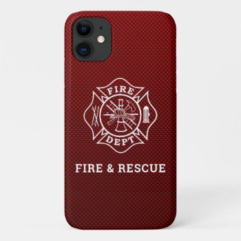 Firefighter Maltese Cross Phone Case by TheFireStation at Zazzle