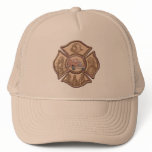 Firefighter Maltese Cross Trucker Hat