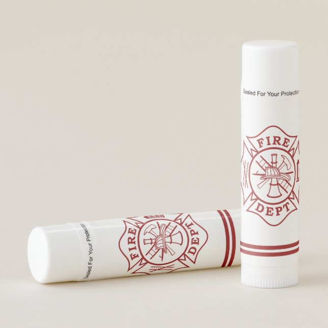 Firefighter Maltese Lip Balm (Front)