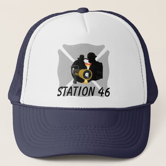 Firefighter Maltese Nozzle Hat (Front)