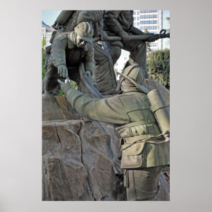 Firefighter Memorial "hold the line" poster