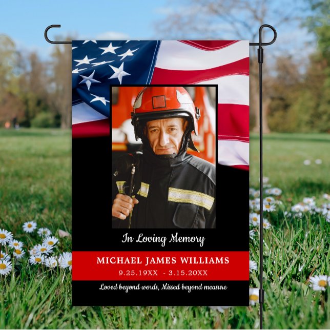 Firefighter Memorial Remembrance Cemetery  Garden Flag (Creator Uploaded)