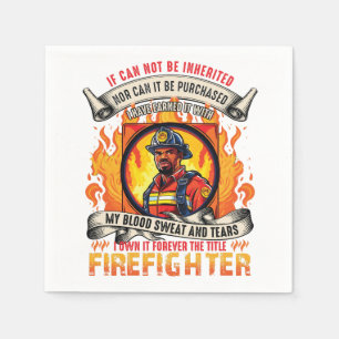 Firefighter Men Napkins