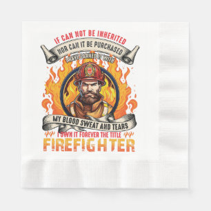 Firefighter Men Napkins