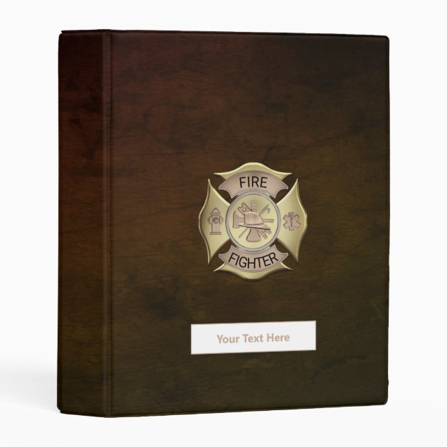 Firefighter Mini Binder (Front/Spine)