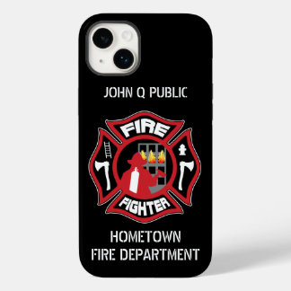 Firefighter Modern Name Template Case-Mate iPhone 14 Plus Case