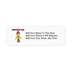 Firefighter Mom T-shirts and Gifts Label