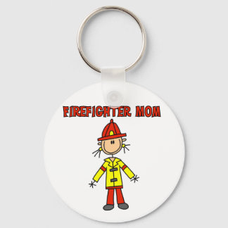 Firefighter Mom Tshirts and Gifts Keychain