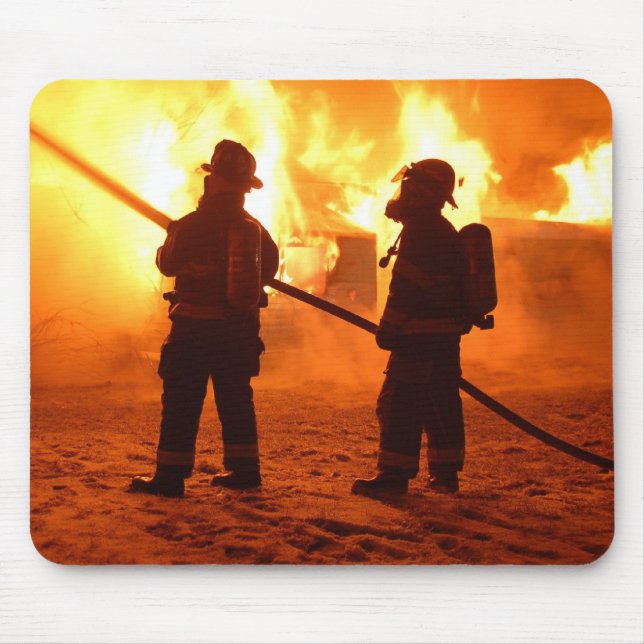 Firefighter mouse pad (Front)