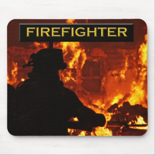 Firefighter Mouse Pad