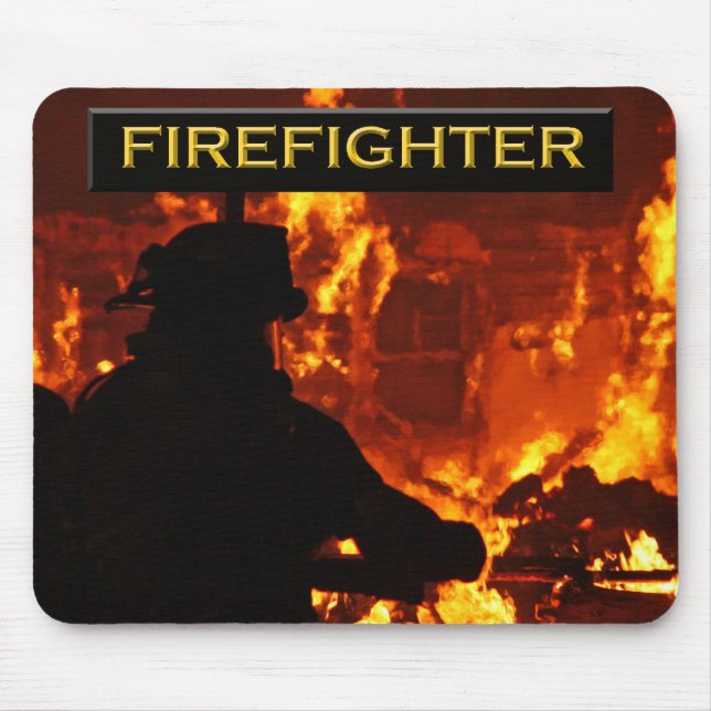Firefighter Mouse Pad (Front)