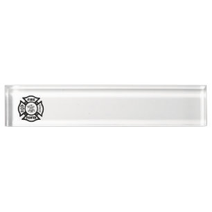 Firefighter Name Plate