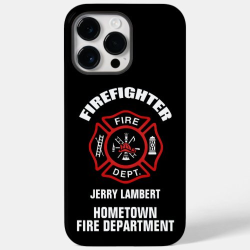 Firefighter Name Template Case_Mate iPhone 14 Pro Max Case